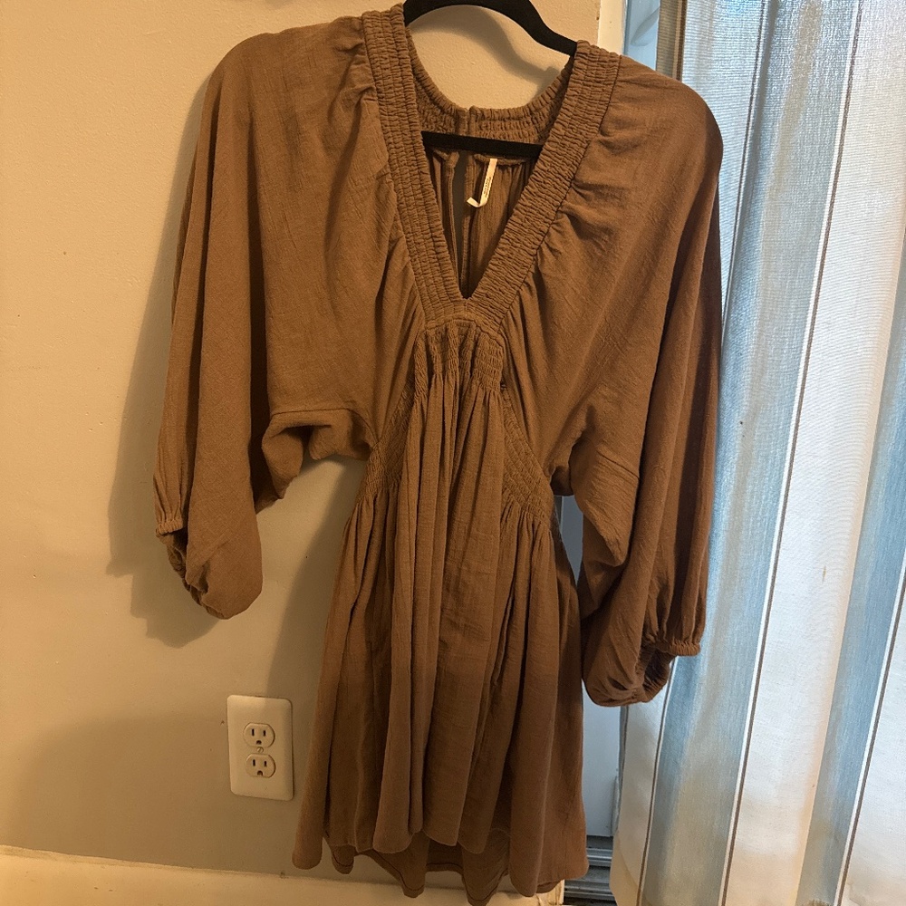 Free People XS mocha dress